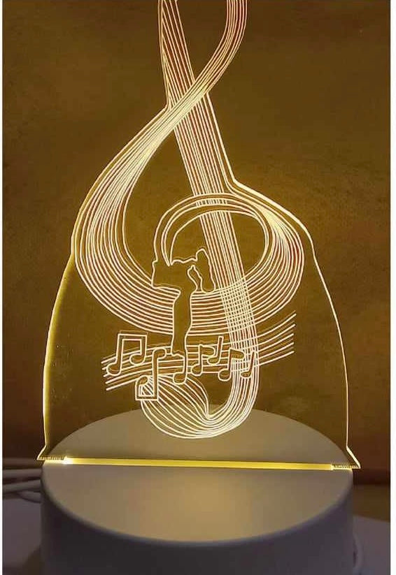 Light up music trophy